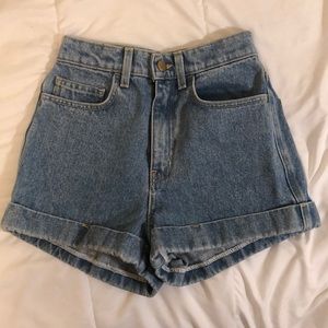 American Apparel high waisted shorts